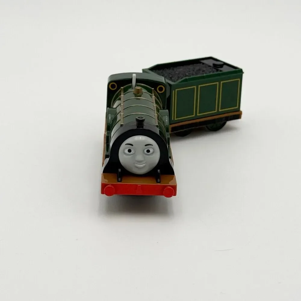 Mattel Thomas the Train Trackmaster Emily Green Train and Tender TESTED and WORK